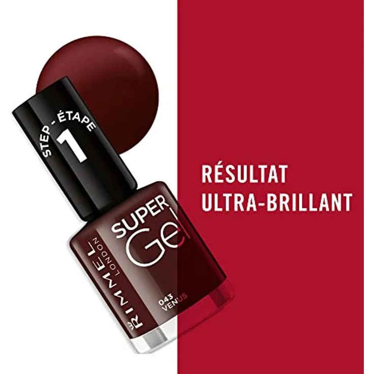 Rimmel Super Gel Nagellack 043 Venus 12 ml – Bild 6