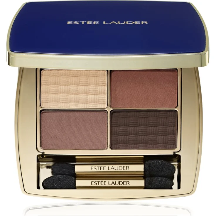 Estée Lauder Pure Color The Essential Eyeshadow Quad, Lidschattenpalette mit Applikator, Farbton Gallery Hop, 4 g, schimmernd-matten Effekt, perfekte Farbkombinationen für dezente bis gewagte Looks
