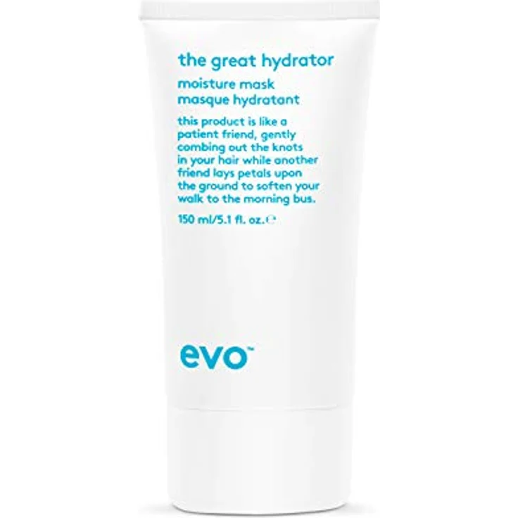 EVO the great hydrator moisture mask 150ml I Feuchtigkeitsspendende Haarmaske für trockenes und coloriertes Haar I verleiht Geschmeidigkeit, Glanz und reduziert Frizz I vegan, ohne Sulfate – Bild 1