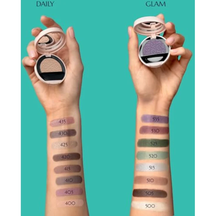 Collistar Impeccabile Compact Eyeshadow 505 Bronzo Shimmer, intensiver Lidschatten mit Glitzereffekt, 3 g – Bild 4