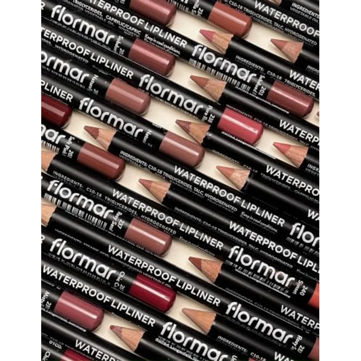 Flormar Waterproof Lipliner 246 Rosebush, langanhaltend und wasserfest, pink, 1,14 g – Bild 9