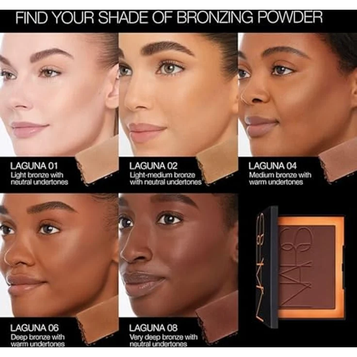 NARS MINI Laguna Bronzing Powder, Bräunungs- und Konturpuder in Laguna 08, 3,5 g – Bild 5