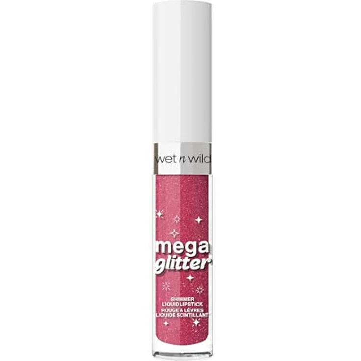 Wet n Wild Mega Glitter Matter, Flüssig-Lippenstift mit Glitzerteilchen, Farbton Pink Future, 2.8 ml, mattes Finish, hochpigmentiert, vegan – Bild 6