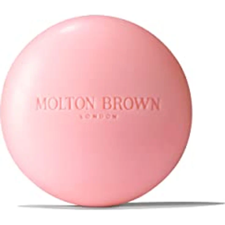Molton Brown Delicious Rhubarb & Rose Parfümierte Seife 150 g, blumig-fruchtiger Duft, feuchtigkeitsspendend – Bild 2