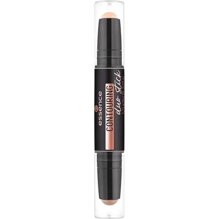 essence cosmetics CONTOURING duo stick, Konturstift, Nr. 10, Braun, mattierend, definierend, sofortiges Ergebnis, matt, vegan, ölfrei, ohne Parfüm, ohne Alkohol, 1er Pack (2.76g) – Bild 1