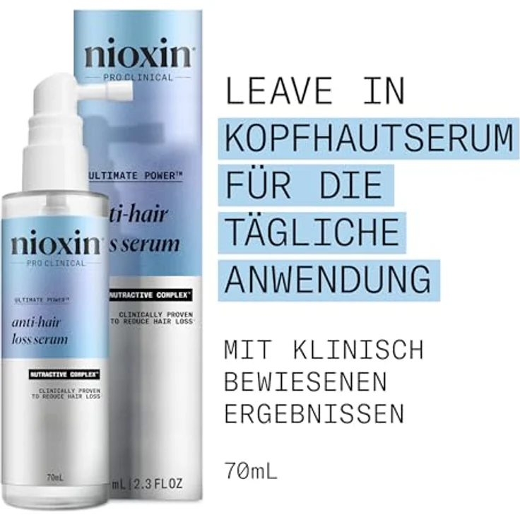 NIOXIN Professional Anti Hair Loss Serum – Haarwachstum Kopfhaut Serum mit Koffein & Niacinamid (70 ml) – Bild 2