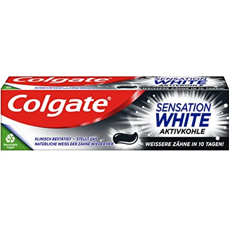 Colgate Sensation White Aktivkohle Zahnpasta, 75 ml – Bild 5