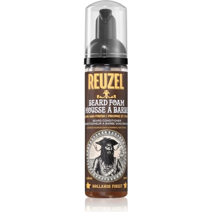 Reuzel Clean & Fresh Beard Foam, Bartschaum für Herren, 70 ml, feuchtigkeitsspendend und leicht anzuwenden