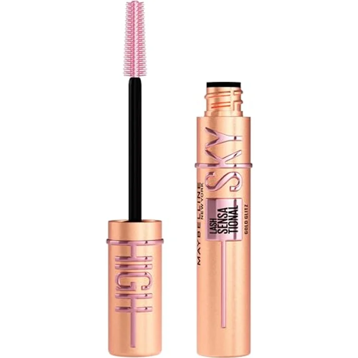 Maybelline Lash Sensational Sky High Mascara, 7,5 ml, mit extreme Länge und Volumen, GOLD GLITZ – Bild 1