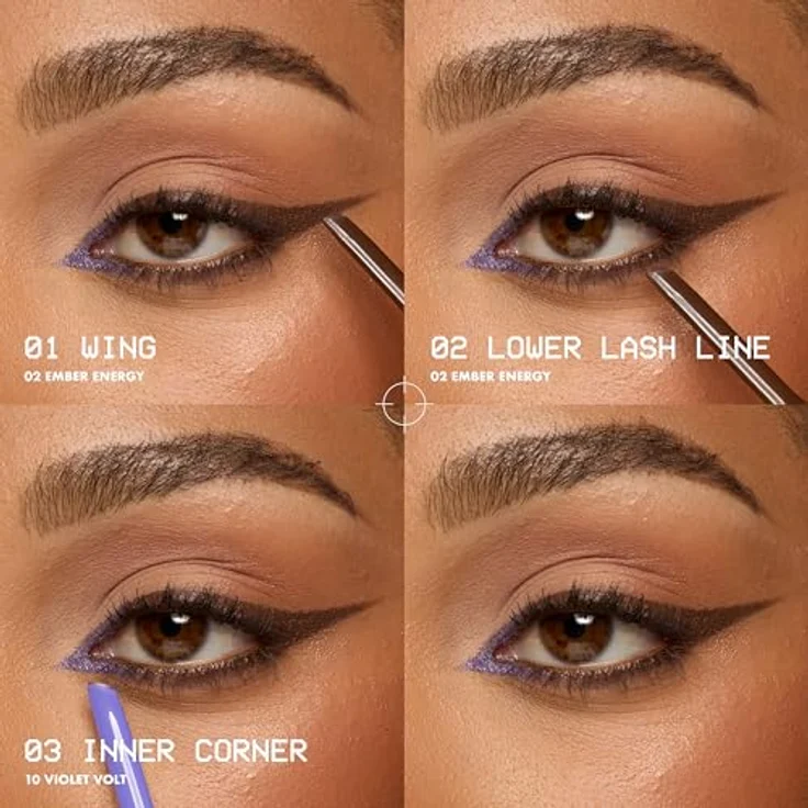 NYX Professional Makeup Epic Inky Stix Gel-Eyeliner, intensiver Eyeliner in 10 Violet Volt, 1 g mit präziser Linienführung und schnell trocknender Formel – Bild 7