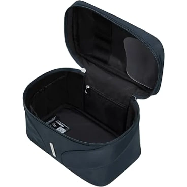 Samsonite Attrix Toilet Kit - Kosmetikkoffer, 24 cm, Blau (Steel Blue) – Bild 5