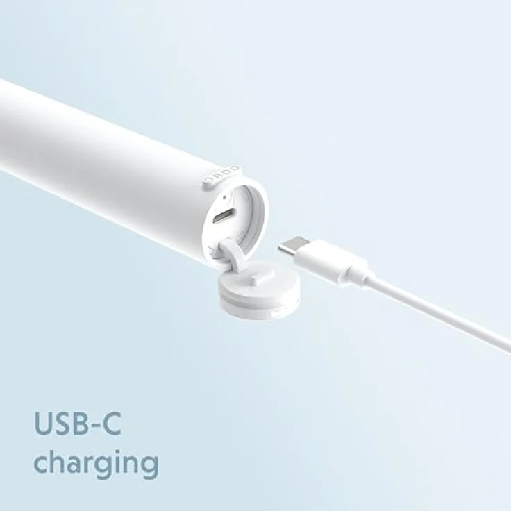 Ordo Sonic Lite, Schallzahnbürste mit 35.000 Impulsen/Min, Dual-Modi, 5+ Wochen Akku, Smart-Timer, wasserdicht, USB-C, Snow – Bild 5