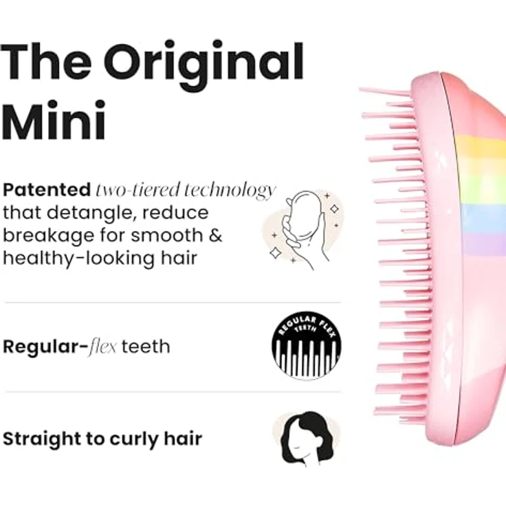 Tangle Teezer Bürste Salon Elite Bürste Wet & Dry Rainbow The Unicorn – Bild 8