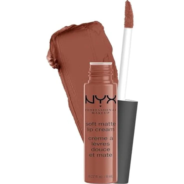 NYX Professional Makeup Wedding Soft Matte Lip Cream, Lippenstift in Leon, 8 ml, feuchtigkeitsspendend und langanhaltend