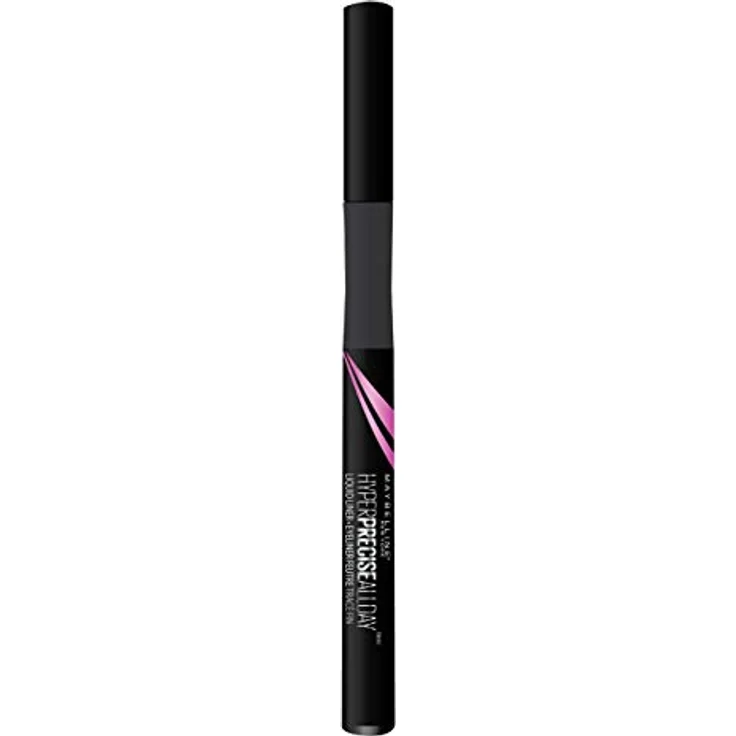 Maybelline New York Hyper Precise Eyeliner - Liner feine blaue Spitze, schwarz 1 ml – Bild 1