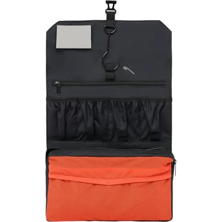 Vaude Socotra Kulturbeutel, 31 cm x 5 cm x 18 cm, schwarz, 100% Polyurethan – Bild 3