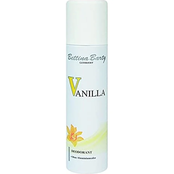 Bettina Barty Vanilla Deodorant Spray, Mildes Deospray ohne Aluminiumsalze, 12 x 150 ml Sparset – Bild 2