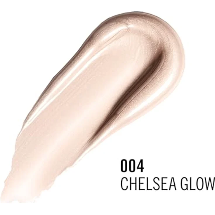Rimmel London Multi Tasker Turbocharged Glow 004 Chelsea Glow, flüssiger Gesichtshighlighter mit lichtreflektierenden Perlen, Vitamin C & E, vegane Formel, 10 ml – Bild 2