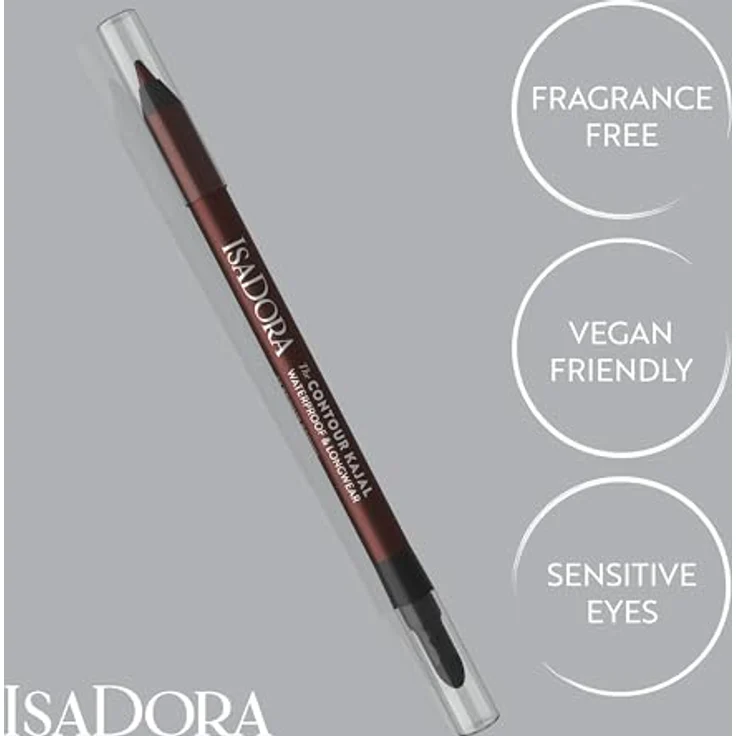 IsaDora Perfect Contour Kajal Eyeliner, wasserfest und langanhaltend, 1,2 g, Bronze Brown – Bild 4