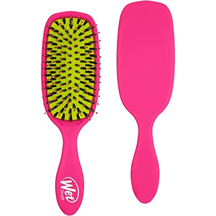 Wet Brush Shine Enhancer Haarbürste - Pink - Exklusive ultraweiche IntelliFlex-Borsten - Gleiten Sie mit Leichtigkeit durch Verwicklungen für alle Haartypen - Frauen, Männer, nasses und trockenes Haar