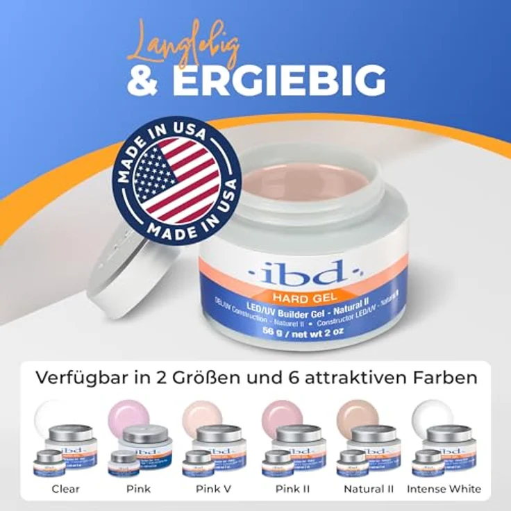 LED / UV Builder Gel Natural II 56 g – Bild 7
