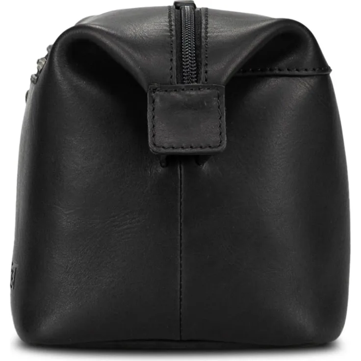 Jost Lund Kulturbeutel, Necessaire aus Leder mit Innen- und Außentaschen, 25 cm