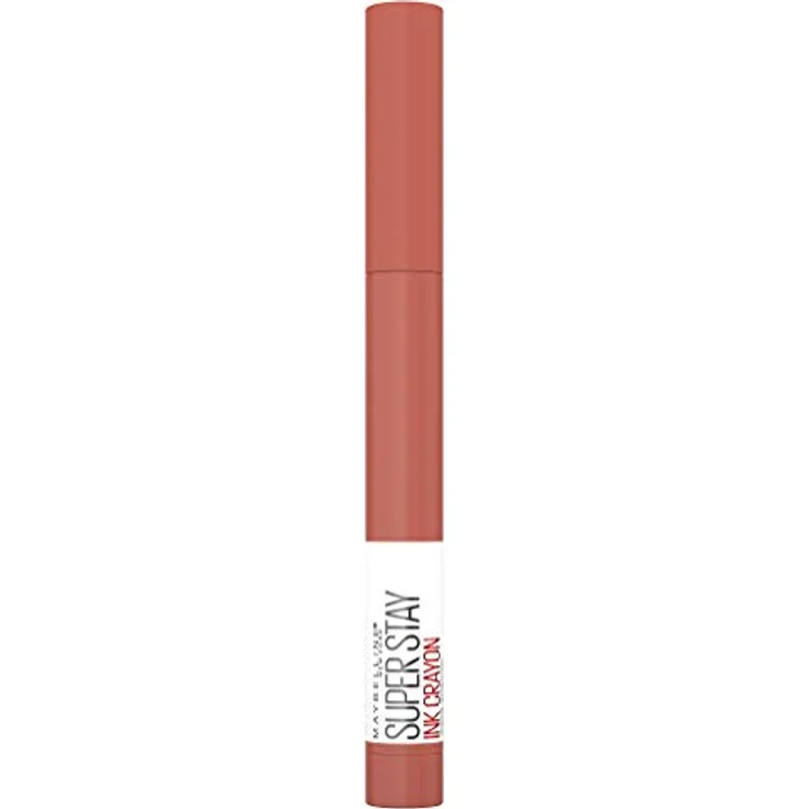 Maybelline New York Lippenstift, Super Stay Ink Crayon, Matt und langanhaltend, Nr. 100 Reach High, 1,5 g – Bild 1