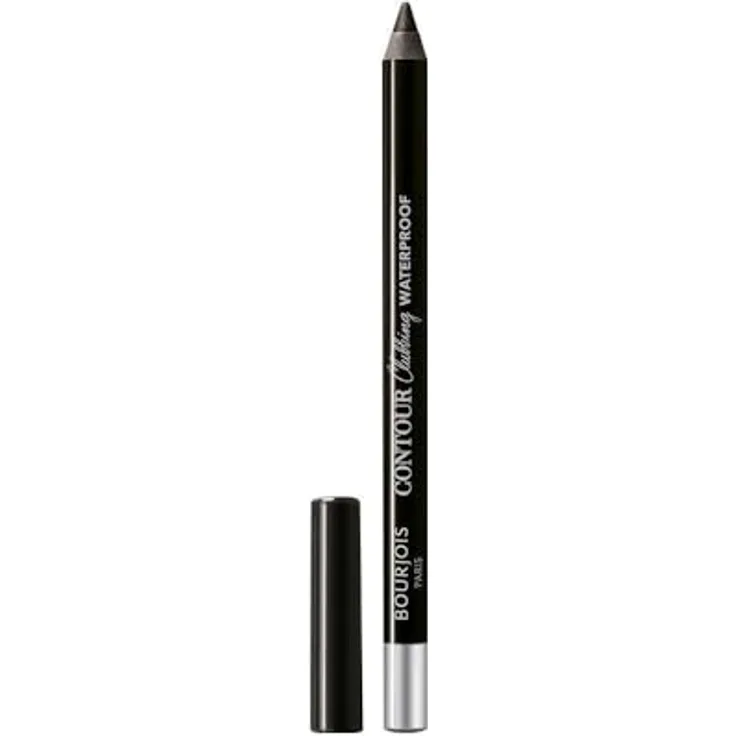Bourjois Paris Contour Clubbing Bleistift Augen wasserdicht, gleitende und weiche Textur, Formel mit Jojobaölen, Ultra Black, 1,2 g