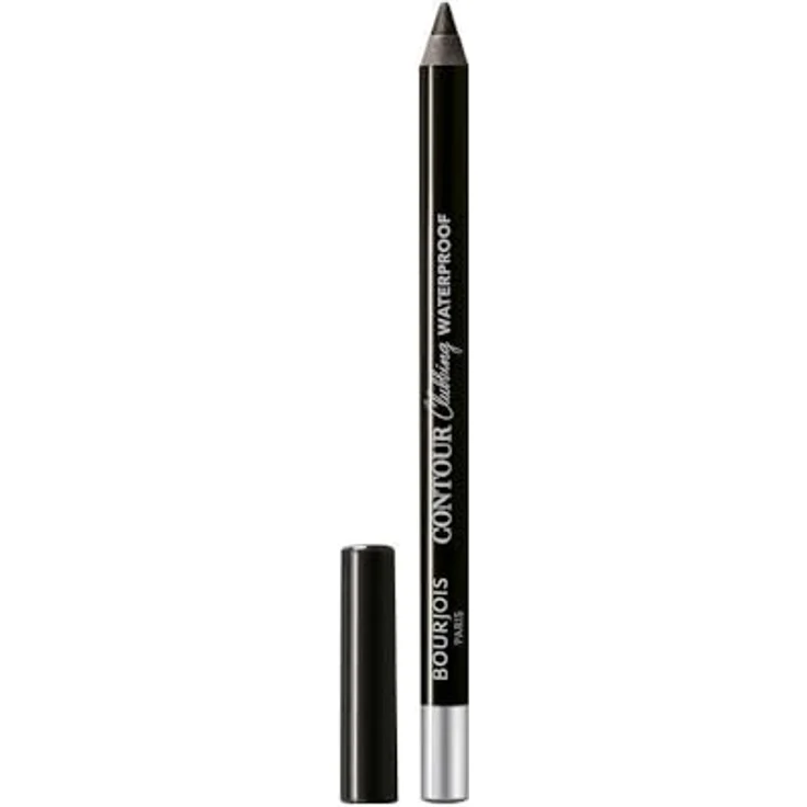 Bourjois Paris Contour Clubbing Bleistift Augen wasserdicht, gleitende und weiche Textur, Formel mit Jojobaölen, Ultra Black, 1,2 g