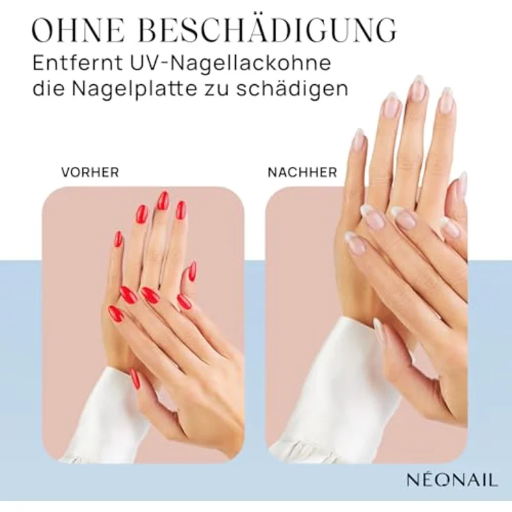 NÉONAIL UV Gel Polish Remover Aceton 100 ml - Zum Entfernen von UV Nagellack, Tips, Kleber oder Acrylnägeln geeignet – Bild 5
