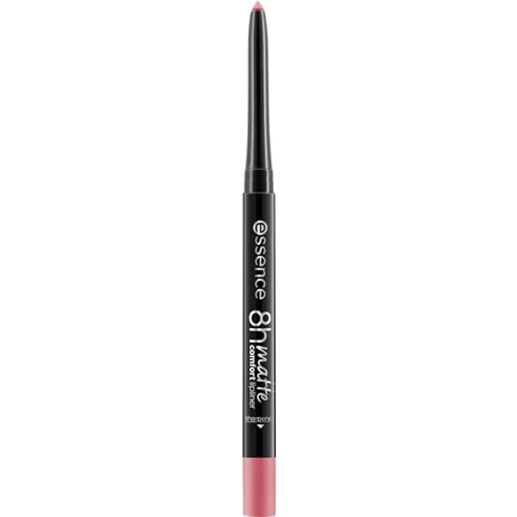 essence 8h MATTE comfort lipliner, Nr. 15, Pink, langanhaltend, sofortiges Ergebnis, matt, vegan, wasserfest, ohne Konservierungsstoffe, ohne Parabene, 1er Pack (0.3g) – Bild 1