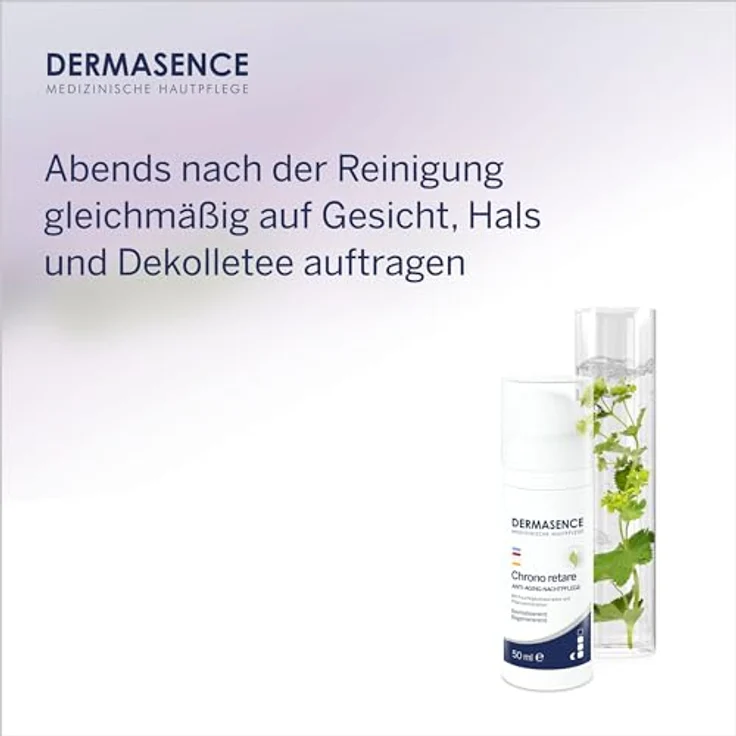 DERMASENCE Chrono retare Anti-Aging-Nachtpflege, 50 ml - Revitalisierende Gesichtscreme für die Nacht, Vegan – Bild 5