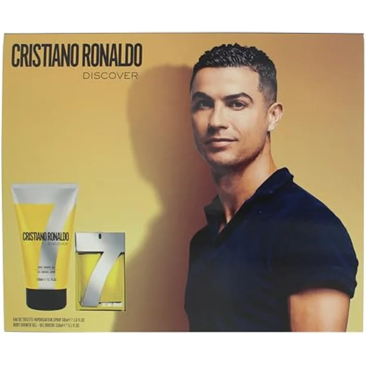 CR7 Cristiano Ronaldo Discover Geschenkset, Eau de Toilette 30ml + Shower Gel 150ml, fougere-zitrus Duft mit frischen Zitrusnoten – Bild 4