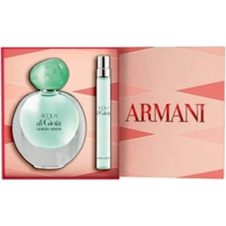 Giorgio Armani Acqua di Gioia Eau de Parfum Set, 30 ml + 10 ml, blumig-holziger Duft mit Zitronen- und Jasminnoten