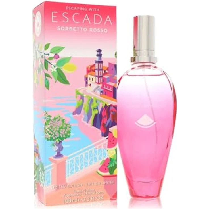 Escada Damenparfüm Escaping with Escada Sorbetto Rosso EDT, 100 ml, mehrfarbig
