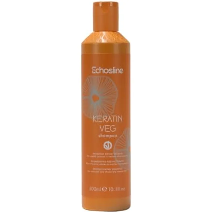 Echos ECHOSLINE RESTRUKTURIERENDES SHAMPOO FÜR FARBIGES UND CHEMISCH BEHANDELTES HAAR, 300 ml - Lang anhaltend, Täglicher Gebrauch, Einfache Bedienung