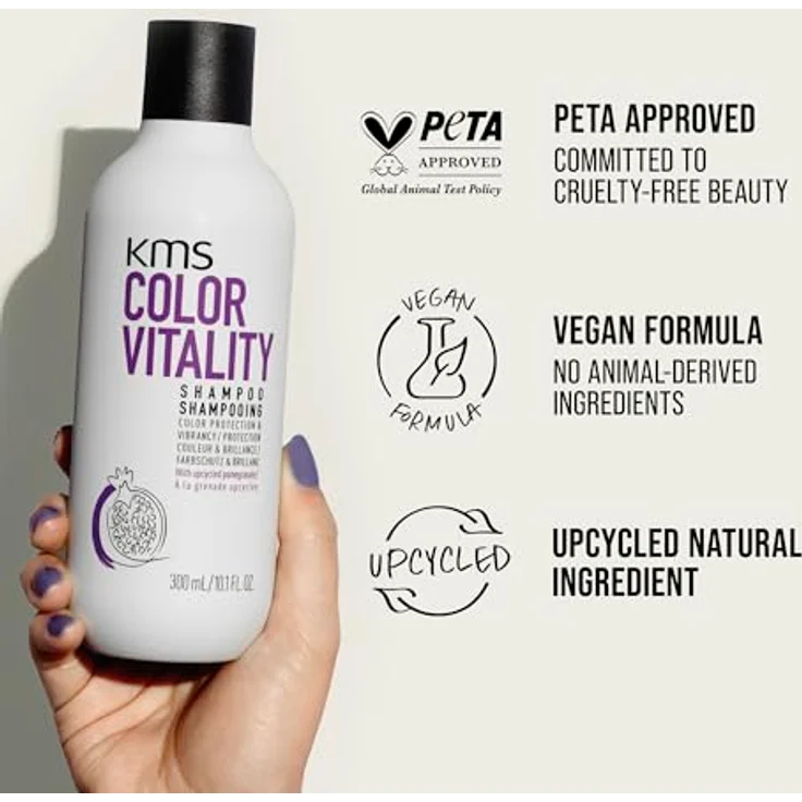 KMS ColorVitality Shampoo 750ml, Pflegendes Shampoo für coloriertes Haar – Bild 5