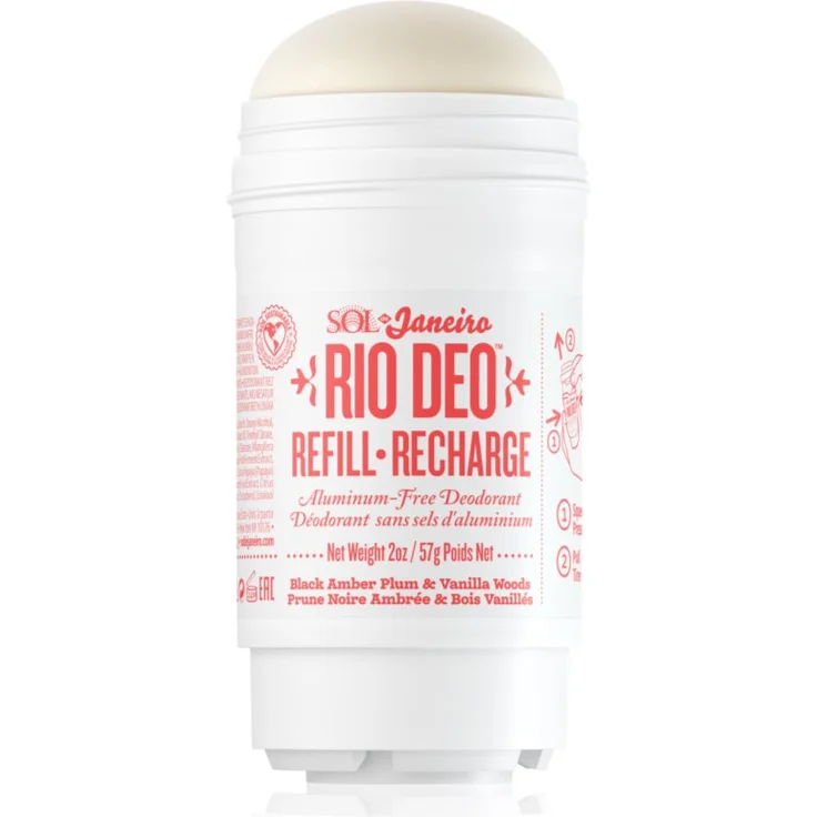 Sol de Janeiro Rio Deo ’40, festes Deo ohne Aluminiumsalze, 57 g, vegan, hautpflegend