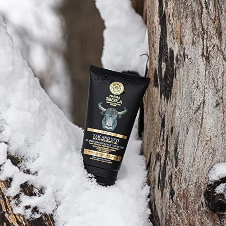 Natura Siberica Yak And Yeti Icy After Shave Gel, 150 ml, beruhigende Rasierpflege für Männer gegen Hautirritationen – Bild 4