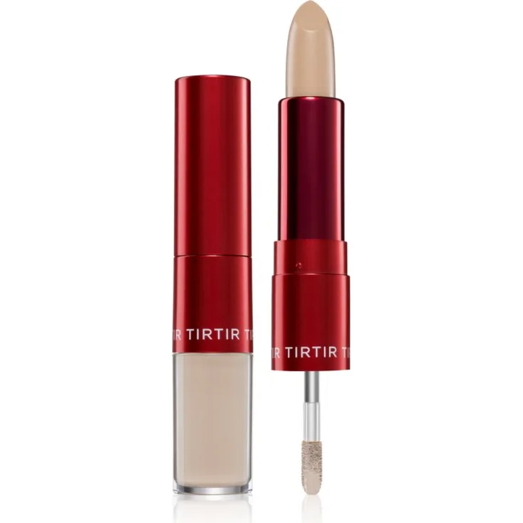 TIRTIR Glide & Hide Blurring Concealer, cremiger Korrektor für klare Haut, Farbton 0.5 N, 8 g, mit Hyaluronsäure und langanhaltender Formel