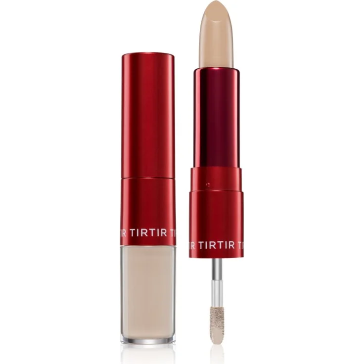 TIRTIR Glide & Hide Blurring Concealer, cremiger Korrektor für klare Haut, Farbton 0.5 N, 8 g, mit Hyaluronsäure und langanhaltender Formel