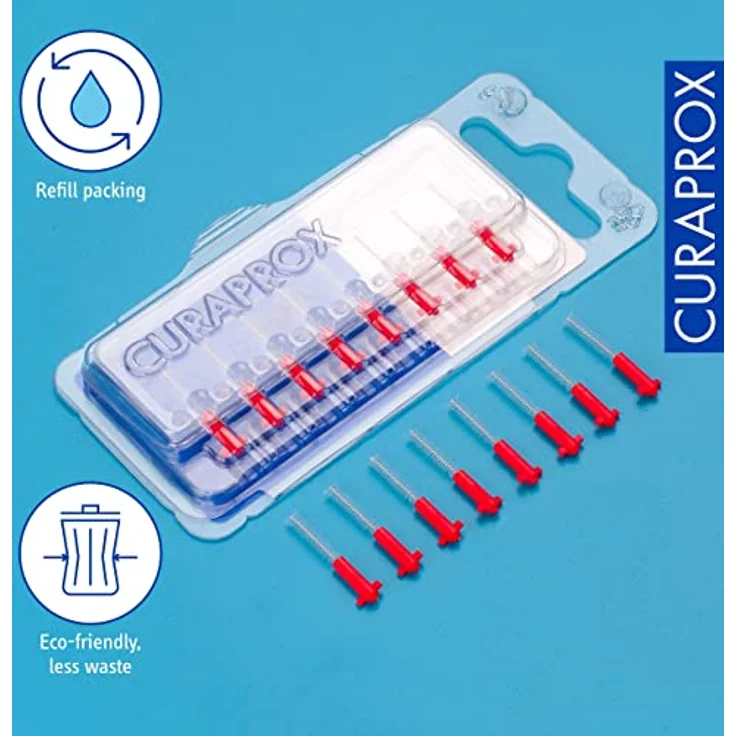 Curaprox CPS 07 prime Interdentalbürsten Refill 8 Stück, zur gründlichen Zahnzwischenraumreinigung – Bild 4