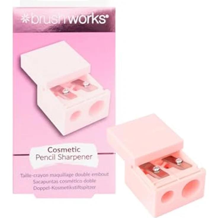 Brushworks Anspitzer Kosmetikspitzer, Dekorative Kosmetik Make-up Accessoires – Bild 2