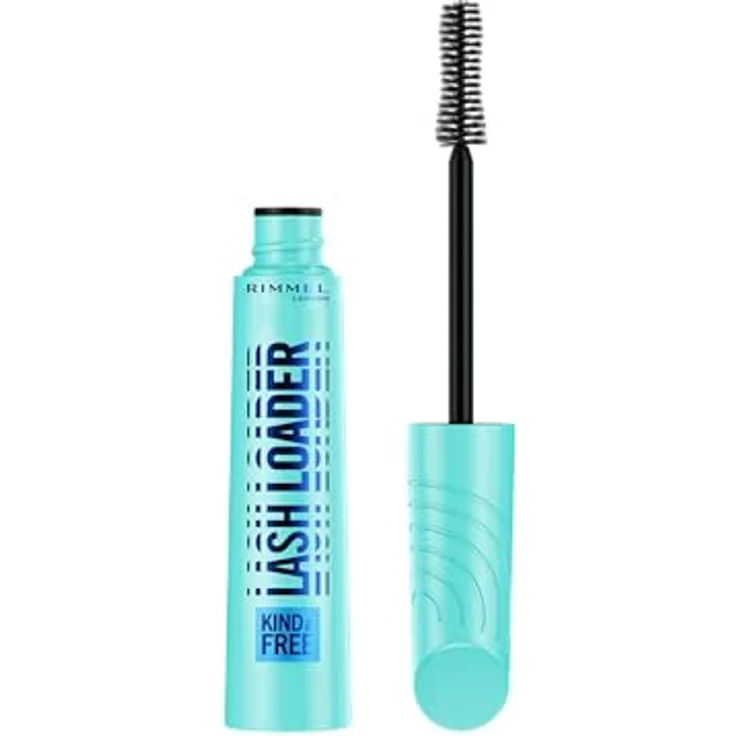 Rimmel London Kind & Free Lash Loader Mascara, Azure Blue, volumengebende, wischfeste, vegane Formel, 9,5 ml – Bild 2