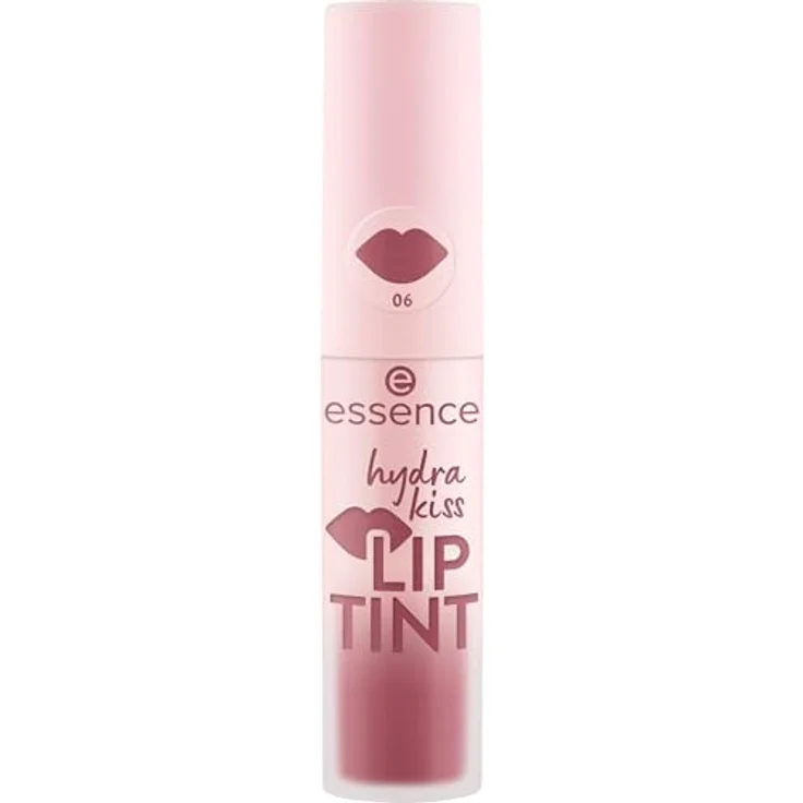 Essence Hydra Kiss Lip Tint, Lippenstift in 06 Berry Crush, leichter Farbton mit glänzendem Finish, 4 ml – Bild 2