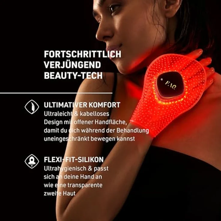 FOREO FAQ™ 221 LED-Maske für Hände gegen Hautalterung, USB-aufladbar, verbessert Hautbeschaffenheit, stärkt Hautbarriere – Bild 3