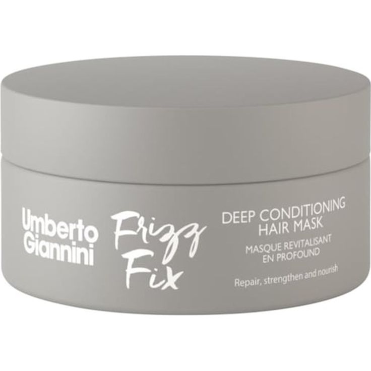 Umberto Giannini Frizz Fix Maske, Haarkur für Locken mit veganer KeraFUSION™ Bond Repair-Technologie, 200 ml
