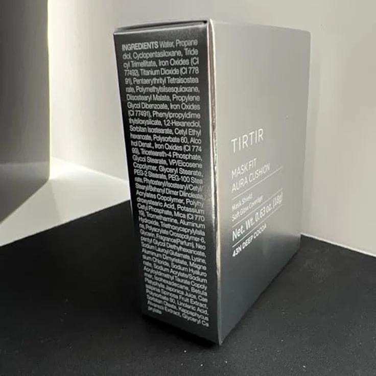 TIRTIR Mask Fit Aura Cushion, feuchtigkeitsspendendes Make-up im Schwamm mit hervorragender Abdeckung, Farbton 43N Deep Cocoa, 18 g – Bild 9