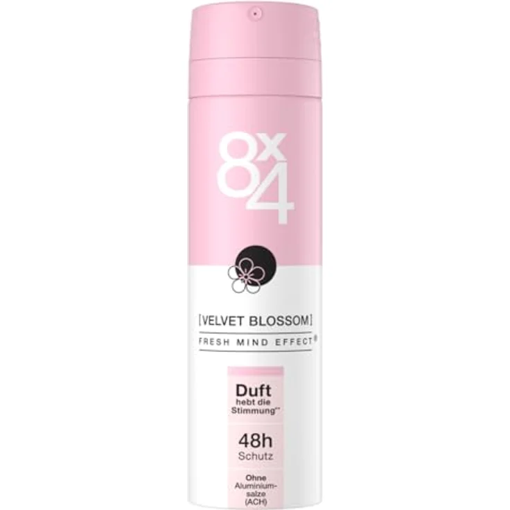 8x4 VELVET BLOSSOM, Deo-Spray 150 ml, mit floralem Duft, extrem entzündbar – Bild 1