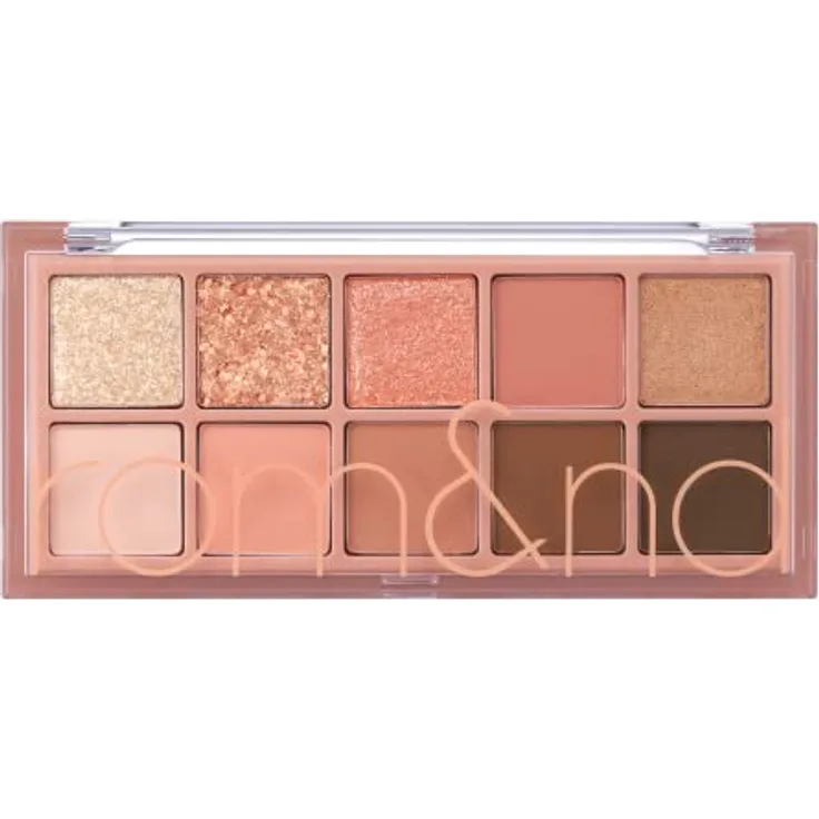 rom&nd Better Than Palette Lidschattenpalette Farbton 01 Pampas Garden, 7.5 g, hohe Pigmentierung, langanhaltend, mit Glitzer- und Metallic-Effekten